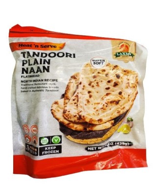 Laxmi Tandoori Plain Naan 425